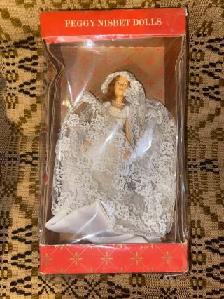 Vtg Peggy Nisbet Doll Le95 Queen Elizabeth Ii Lady Bowes - Lyon Wedding Dress - Box