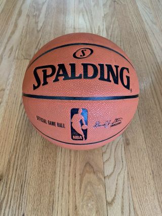 Official Spalding Rare 2006 Cross Traxxion Nba Game Ball Basketball