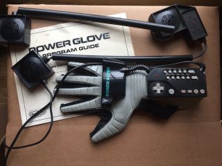 Rare 1989 Nes Nintendo Power Glove Controller With Sensors