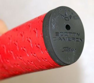 Rare Scotty Cameron Dancing Baby T Midsize Red Putter Grip - 2
