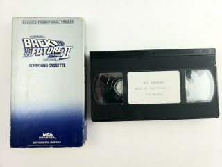 Back To The Future Ii Screening Cassette Tape Vhs Vcr V Rare