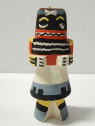 Vintage Hopi Indian Highway Route 66 Midnight Kachina - Rare 2find -,  Old