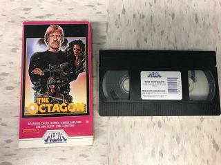 The Octagon Vhs Media First Edition Release Rare Chuck Norris