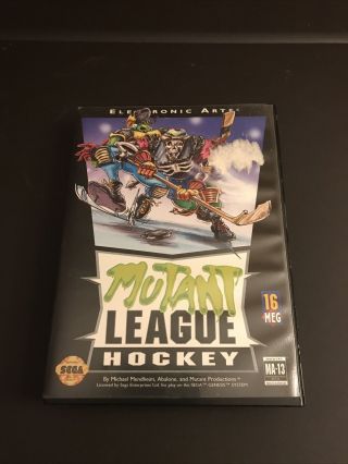 Mutant League Hockey (sega Genesis,  1994) Rare Very