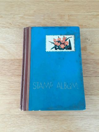 Small Stamp Album Incl Stamps,  Mostly Uk,  Some Usa & Worldwide - Maybe Rare?