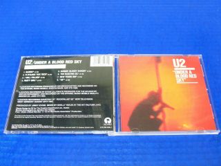 U2 - Live " Under A Blood Red Sky " - Cd (rare 1983 Island Full Silver Press)