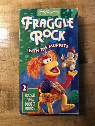 Rare Oop Unrated Fraggle Rock With The Muppets Vhs Video Tape Jim Henson Babies