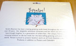 Rare Boynton Cat with Flowers Botanict Computer Friendly Stationery & Envelopes 3