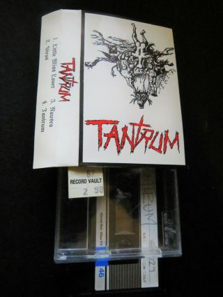 Tantrum Mega Rare " Demo " Cassette 1985 Hard Rock Heavy Metal No Lp " Nausea ",