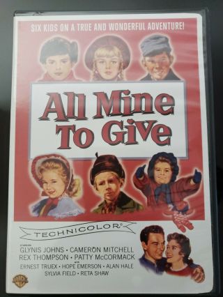 All Mine To Give (dvd) Rare/oop Rex Thompson