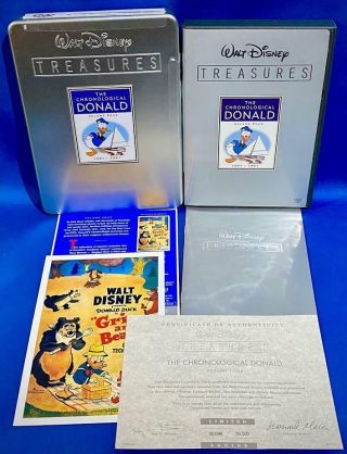 The Chronological Donald Vol 4: Disney Treasures Tin,  Case & Inserts Only Rare