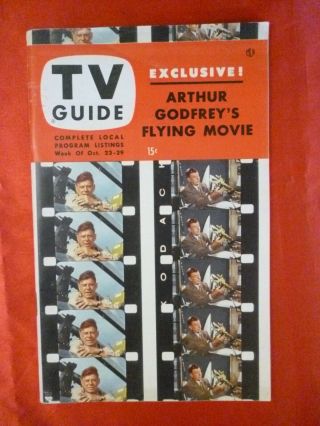 Chicago Ed.  Tv Guide October 23 - 29 1953 Arthur Godfrey Howdy Doody Judy Garland