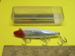 Vintage L&s Mirrolure 77m 11 W/ Box And Paper (rare) As Found Tackle Box Lure