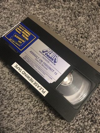 1995 Assault On Precinct 13 - VHS - John Carpenter - Media Rare 3
