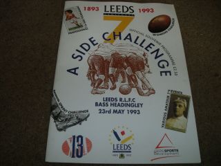 Rare Rugby League 7 A Side Challenge Leeds Castleford Widnes Sheffield Wakefield