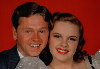 Judy Garland Mickey Rooney " Strike Up The Band " Rare 35mm Color Slide