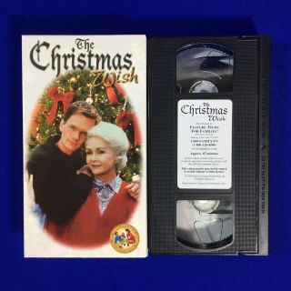 The Christmas Wish 1998 Vhs Debbie Reynolds Neil Patrick Harris Rare Oop