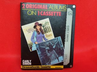 Carly Simon - No Secrets & Anticipation 2 On 1 (1972) Cassette Rare (vg, )