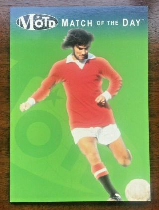 Rare Vintage Match Of The Day Greetings Card - George Best Manchester United