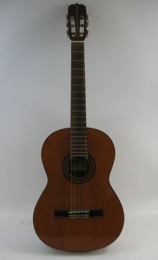 Rare Vintage Morris M - 70 Cherry Wood Tone 6 String Parlor Acoustic Guitar Guc