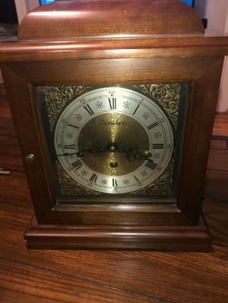 Vintage 1960s Daneker Mantle Clock Westminster Franz Hermle Movement Rare