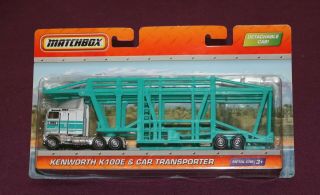 Matchbox T4384 Kenworth K100e Car Transporter Very Rare In Pack