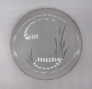 Fine China Of Japan Platinum Wheat Dinner Plate Vintage 2