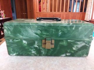 Fishing Tackle Box With Equipment