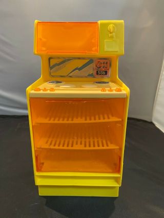 Vintage 1978 Barbie Dream Furniture House Stove Oven Microwave W/ Oven Racks
