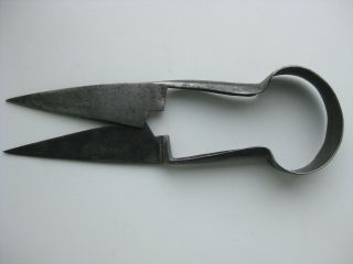 Antique Swedish Eskilstuna 9 " Cast Steel Scissors Sheep Shear Farm Tool