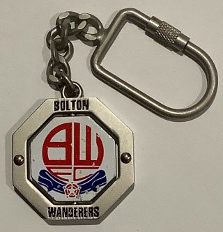 Bolton Wanderers Rare Keyring With The Old Club Crest