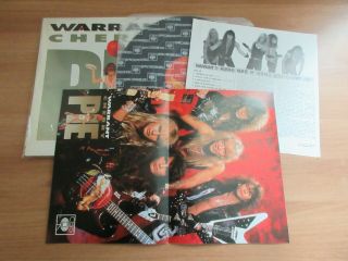 Warrant - Cherry Pie 1990 Korea Lp W/insert No Barcode Rare Label Poster
