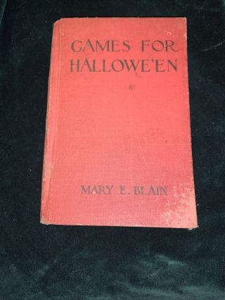 1912 Games For Hallowe 
