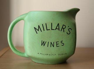Rare Millar ' s Irish whisky whiskey pub water jug pitcher 3