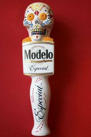 Modelo Skull Beer Tap Handle,  Day Of The Dead,  Rare
