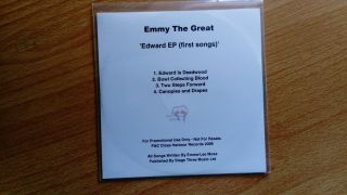 Emmy The Great Edward E.  P.  (first Songs) Rare 4 Track Cd