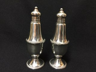 Vintage Duchin Creation Sterling Silver Weighted Salt And Pepper Shaker Set