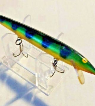 Old Lure Vintage Rapala Floater In The Prch Color Pattern For Bass/walleye.