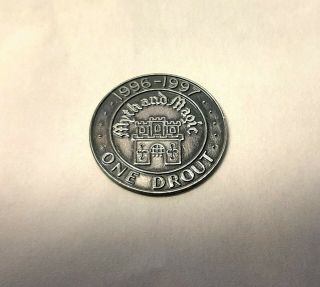 The Tudor - Myth And Magic - One Drout Coin 1996 - 1997 Nos Quite Rare