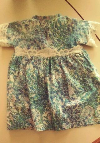 Vintage Fashion Doll Dress For 18 " Doll Homemade