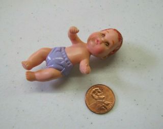 Mattel Barbie Krissy Red Head Auburn Baby Girl Doll Rare Purple Diaper Chrissy