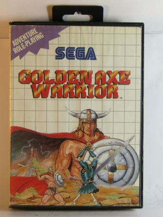 Golden Axe Warrior Sega Master System Console Vintage Sms Tv Videogame Rare