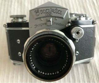 Exakta Vx Ihagee Dresden 35mm Slr Film Camera With Rare,  Fast 50mm 1.  9 Xenon
