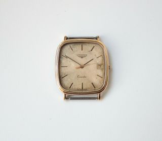 Rare Vintage Longines Cal.  L970.  2 Slim Dress Watch Gold Plated Quartz (read)