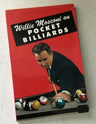 Vintage Rare Willie Mosconi On Pocket Billards 1959