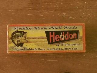 Vintage Heddon Of Dowagiac Box Only 9750 Xry Vamp Spook Made In Usa