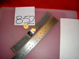 Rare Vtg Jb Champion Wittnauer Usa S Steel Mesh 3/4 " 19.  2mm Lug Men Watch Band