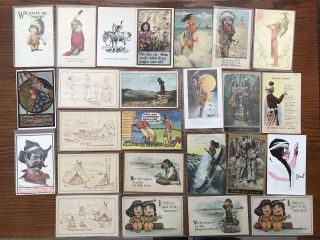 Antique Native American / Indian Postcards 26 Postcards L1