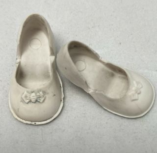Vintage Signed Cosmopolitan 1957 Little Miss Ginger White Cha Cha Shoes Heels