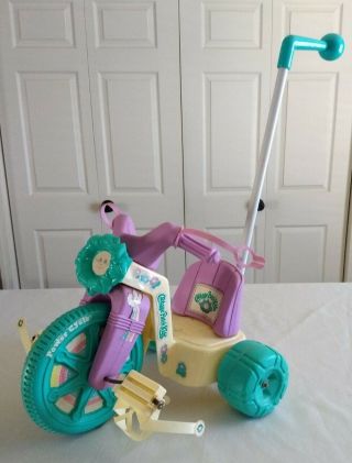 Vintage Cabbage Patch Kids Baby Doll Bike Tricycle Big Wheel Toy 1985 Cpk Coleco
